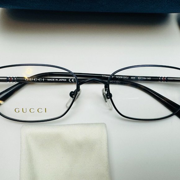 Gucci Mens Round/Oval Blue Havana Transparent Fashion Designer Eyewear - Picture 6 of 11